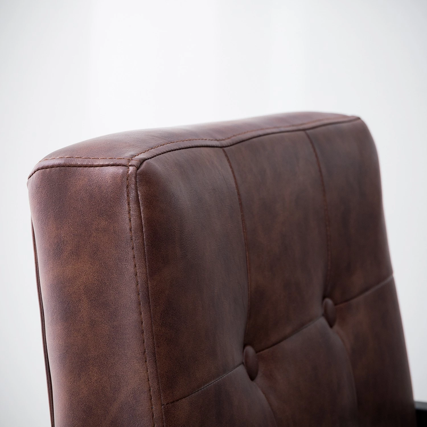 Ars manufacti Freischwinger Lungo - Kunstleder / Metall - Braun / Schwarz 10 Ars manufacti Freischwinger Lungo - Kunstleder / Metall - Braun / Schwarz – Bild 10