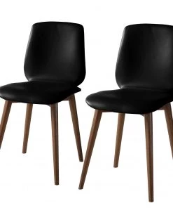 Studio Copenhagen Polsterstuhl Wilga V (2er-Set) - Echtleder