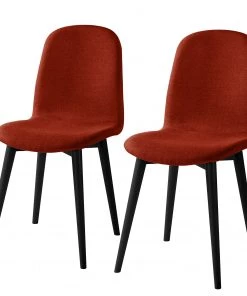 Studio Copenhagen Polsterstuhl Warka II (2er-Set) - Webstoff