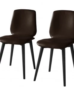 Studio Copenhagen Polsterstuhl Wilga IV (2er-Set) - Echtleder