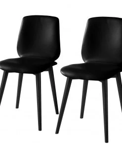 Studio Copenhagen Polsterstuhl Wilga IV (2er-Set) - Echtleder