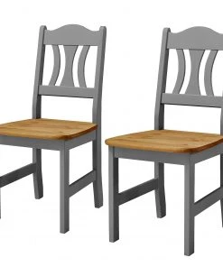 Maison Belfort Esszimmerstuhl Bastide (2er-Set) - Kiefer massiv