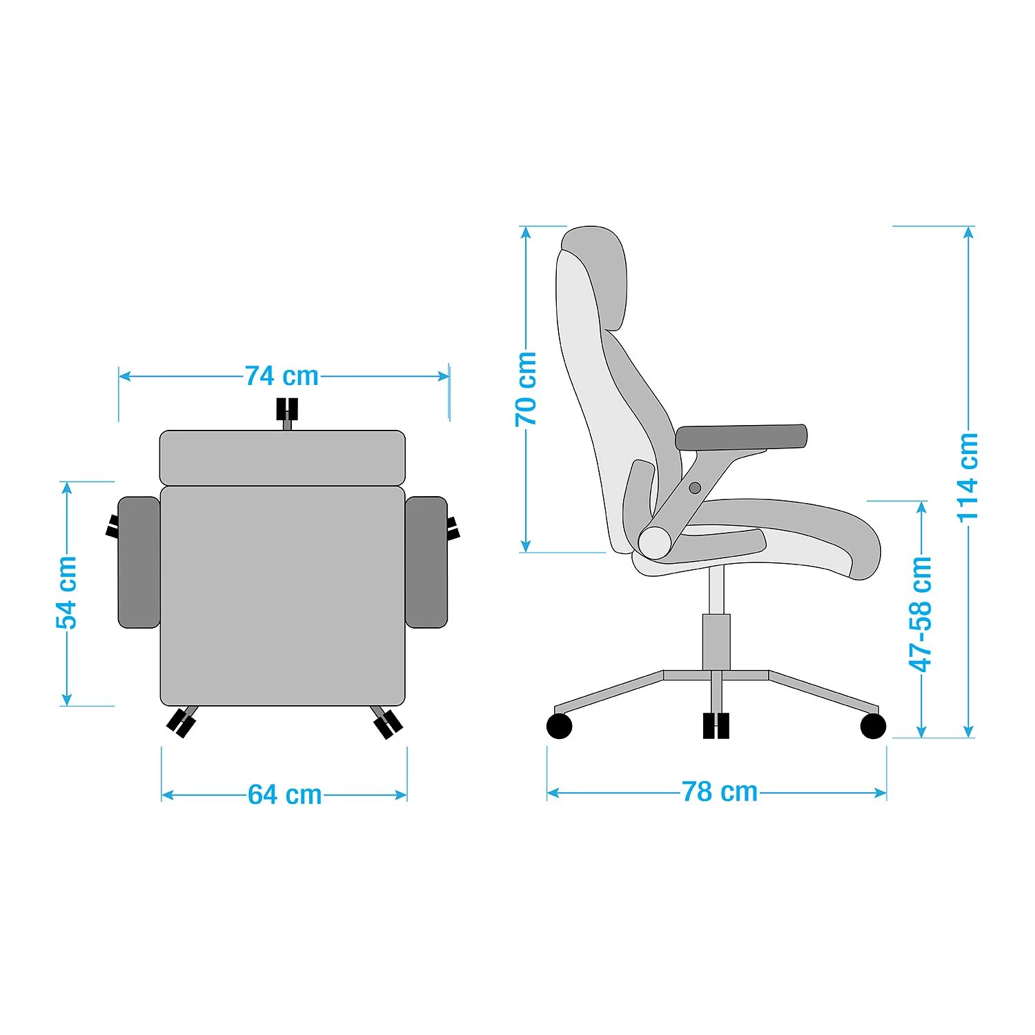 Fredriks Chefsessel Buda XXL - Kunstleder - Schwarz / Silber 15 Fredriks Chefsessel Buda XXL - Kunstleder - Schwarz / Silber – Bild 15