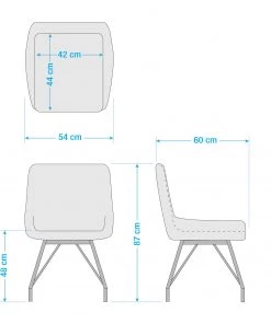 Fredriks Polsterstuhl Saval (2er-Set) - Grau -Deutschland Stühle Verkaufs-Shop 1000123286 201013 14334800061 SKETCH DETAILS P000000001000123286 sketch