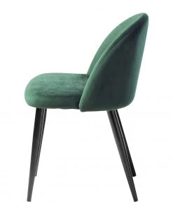 Jack & Alice Polsterstuhl Jacklin (2er-Set) - Samt / Metall - Schwarz - Grün -Deutschland Stühle Verkaufs-Shop 1000123763 180718 07565304 GALLERYIMAGES P000000001000123763 2