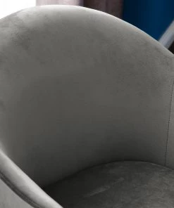 Mørteens Armlehnenstuhl Hallund II - Samt / Gummibaum massiv - Schwarz - Grau -Deutschland Stühle Verkaufs-Shop 1000123817 190326 13193500009 GALLERYIMAGES P000000001000123817