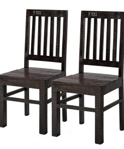 Ars manufacti Esszimmerstuhl Keyport (2er-Set) - Mango massiv