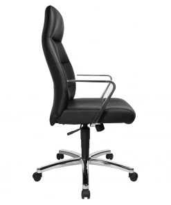 Topstar Bürodrehstuhl Chairman 70 ll - Echtleder / Aluminium - Schwarz / Chrom -Deutschland Stühle Verkaufs-Shop 1000127467 180807 17584842 GALLERYIMAGES P000000001000127467