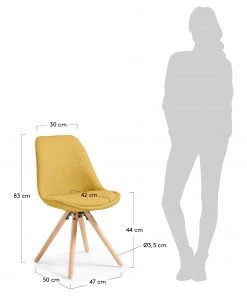 Norrwood Polsterstuhl Ralf l (4er-Set) - Senfgelb -Deutschland Stühle Verkaufs-Shop 1000128755 180821 085043132 GALLERYIMAGES P000000001000128755