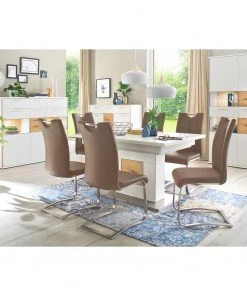 Loftscape Freischwinger Anamela II (2er-Set) - Echtleder - Braun -Deutschland Stühle Verkaufs-Shop 1000129675 180906 07255120 MOOD GALLERYIMAGES P000000001000129675 mood