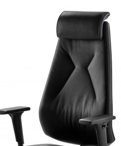 Mayer Sitzmöbel Bürodrehstuhl Lakota - Echtleder / Aluminium - Schwarz / Chrom -Deutschland Stühle Verkaufs-Shop 1000133111 180919 09515020 GALLERYIMAGES P000000001000133111