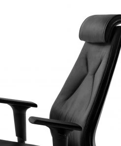 Mayer Sitzmöbel Bürodrehstuhl Lakota - Echtleder / Aluminium - Schwarz / Chrom -Deutschland Stühle Verkaufs-Shop 1000133111 180919 09515021 GALLERYIMAGES P000000001000133111