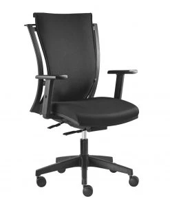 Home24office Bürodrehstuhl Wilton - Webstoff - Schwarz - Mit Armlehnen -Deutschland Stühle Verkaufs-Shop 1000133117 180919 09515242 GALLERYIMAGES P000000001000133117