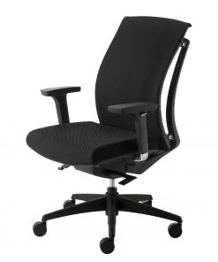 Mayer Sitzmöbel Bürodrehstuhl Erick - Mischgewebe - Schwarz