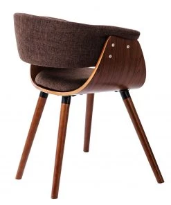 Kare Design Armlehnenstuhl Monaco II - Webstoff / Buche teilmassiv - Braun / Walnuss -Deutschland Stühle Verkaufs-Shop 1000135821 181005 15010322 GALLERYIMAGES P000000001000135821