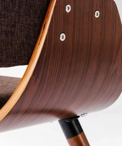 Kare Design Armlehnenstuhl Monaco II - Webstoff / Buche teilmassiv - Braun / Walnuss -Deutschland Stühle Verkaufs-Shop 1000135821 181005 15010324 GALLERYIMAGES P000000001000135821