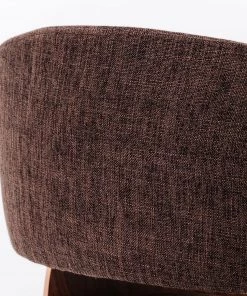 Kare Design Armlehnenstuhl Monaco II - Webstoff / Buche teilmassiv - Braun / Walnuss -Deutschland Stühle Verkaufs-Shop 1000135821 181005 15010425 GALLERYIMAGES P000000001000135821