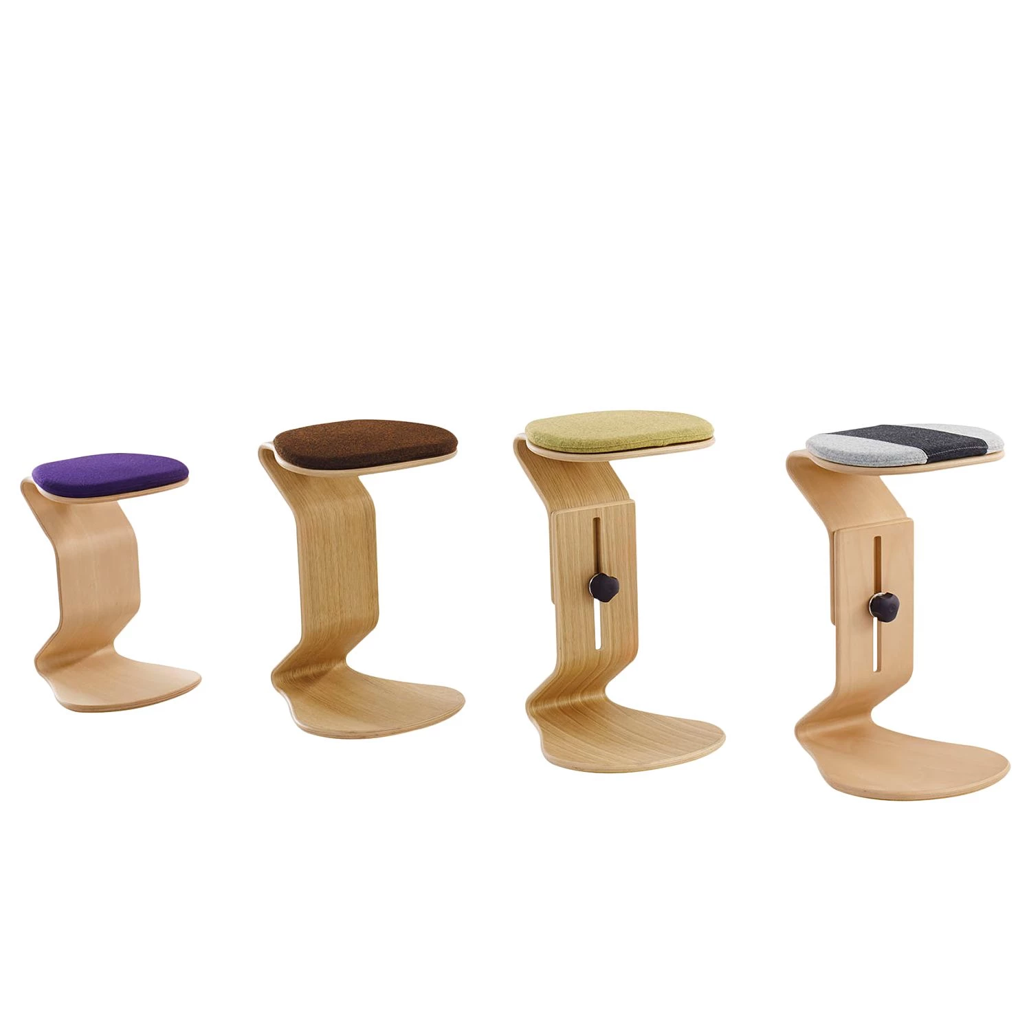 Mayer Sitzmöbel Hocker myERCOLINO - Laneve-Wolle / Echtholzfunier - Granit 6 Mayer Sitzmöbel Hocker myERCOLINO - Laneve-Wolle / Echtholzfunier - Granit – Bild 6