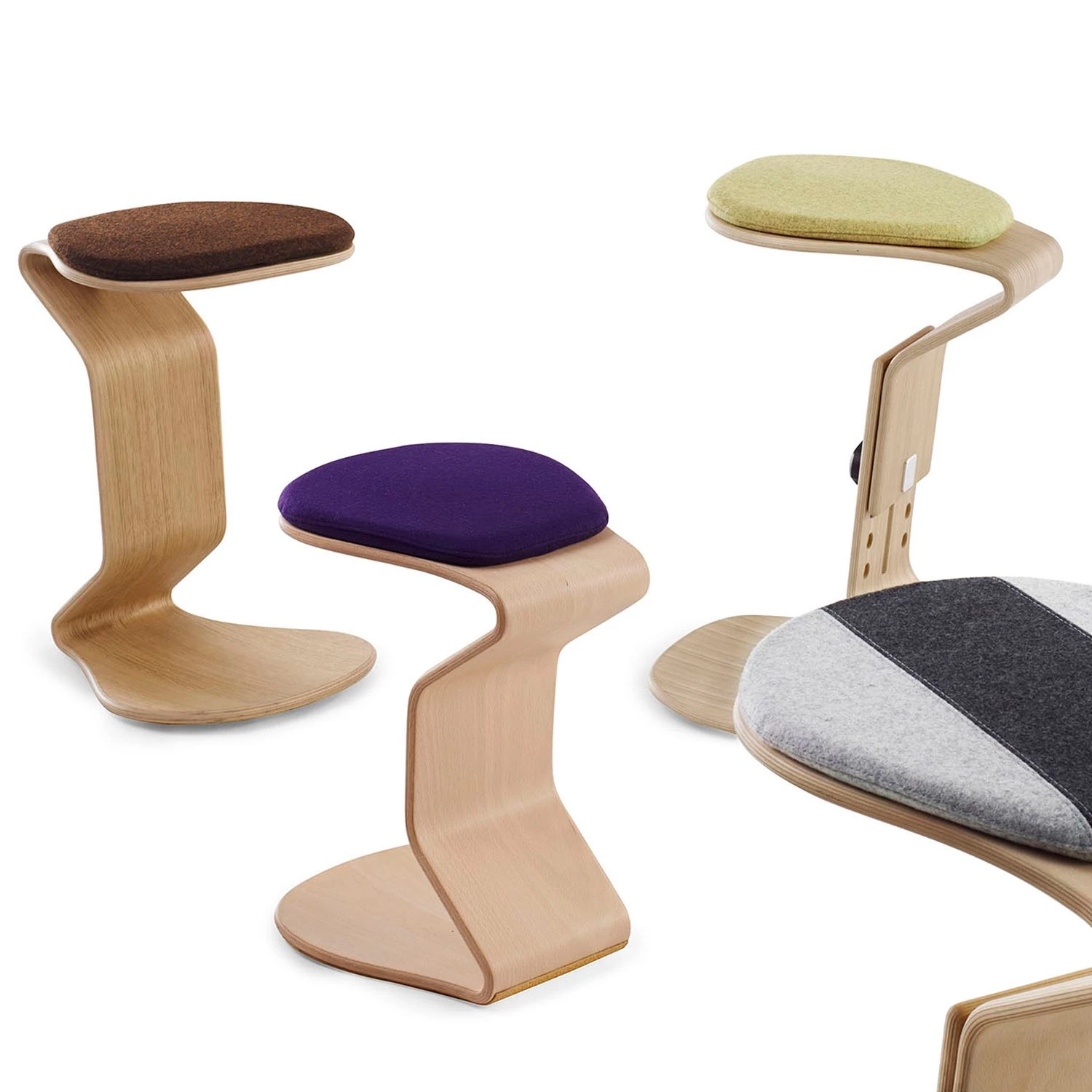 Mayer Sitzmöbel Hocker myERCOLINO - Laneve-Wolle / Echtholzfunier - Granit 7 Mayer Sitzmöbel Hocker myERCOLINO - Laneve-Wolle / Echtholzfunier - Granit – Bild 7