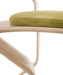 Mayer Sitzmöbel Hocker myERCOLINO - Laneve-Wolle / Echtholzfunier - Olivgelb -Deutschland Stühle Verkaufs-Shop 1000137049 181116 132358138 GALLERYIMAGES P000000001000137049