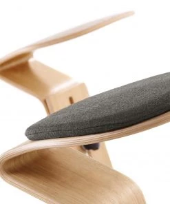 Mayer Sitzmöbel Hocker myERCOLINO - Laneve-Wolle / Echtholzfunier - Anthrazit -Deutschland Stühle Verkaufs-Shop 1000137053 181116 132402169 GALLERYIMAGES P000000001000137053