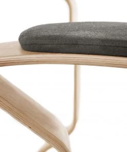 Mayer Sitzmöbel Hocker myERCOLINO - Laneve-Wolle / Echtholzfunier - Anthrazit -Deutschland Stühle Verkaufs-Shop 1000137053 181116 132402170 GALLERYIMAGES P000000001000137053