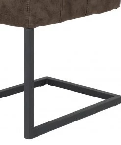 Loftscape Freischwinger Clyde (2er-Set) - Microfaser / Stahl - Vintage Taupe/ Anthrazit 14 Loftscape Freischwinger Clyde (2er-Set) - Microfaser / Stahl - Vintage Taupe/ Anthrazit -Deutschland Stühle Verkaufs-Shop 1000138395 201204 14524200011 DETAILS P000000001000138395