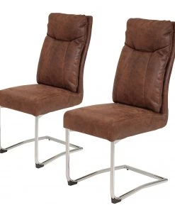 Loftscape Freischwinger Tadley (2er-Set) - Vintage Braun