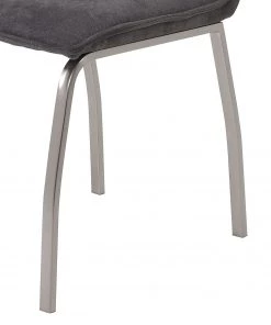 Loftscape Polsterstuhl Roby (2er-Set) - Webstoff / Stahl - Anthrazit / Edelstahl -Deutschland Stühle Verkaufs-Shop 1000138416 181108 104438139 GALLERYIMAGES P000000001000138416