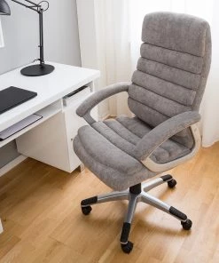 Furnitive Chefsessel Hatley III - Mikrofaser / Kunststoff - Grau -Deutschland Stühle Verkaufs-Shop 1000147206 201012 11155400033 MOOD DETAILS P000000001000147206 mood