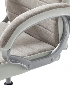 Furnitive Chefsessel Austinmer - Mikrofaser / Kunstleder - Beige / Weiß -Deutschland Stühle Verkaufs-Shop 1000147208 200812 14125100007 DETAILS P000000001000147208