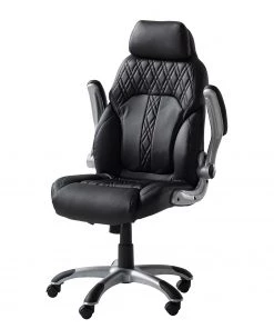 Furnitive Chefsessel Baylor XXL Kunstleder - Microfaser / Kunststoff - Schwarz -Deutschland Stühle Verkaufs-Shop 1000147213 201007 14052300035 DETAILS P000000001000147213