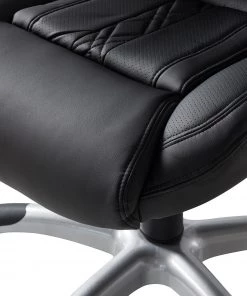 Furnitive Chefsessel Baylor XXL Kunstleder - Microfaser / Kunststoff - Schwarz -Deutschland Stühle Verkaufs-Shop 1000147213 201007 14053300041 DETAILS P000000001000147213