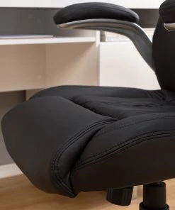 Furnitive Chefsessel Baylor XXL Kunstleder - Microfaser / Kunststoff - Schwarz -Deutschland Stühle Verkaufs-Shop 1000147213 201012 11160400045 DETAILS P000000001000147213