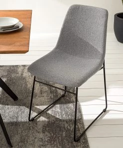 Fredriks Polsterstuhl Molong - Webstoff / Metall - Grau / Schwarz -Deutschland Stühle Verkaufs-Shop 1000161907 200211 15372500002 MOOD DETAILS P000000001000161907 mood