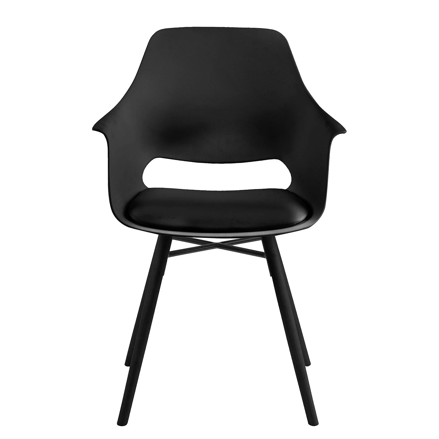 Mørteens Armlehnenstuhl Camara (2er-Set) - Schwarz 2 Mørteens Armlehnenstuhl Camara (2er-Set) - Schwarz – Bild 2