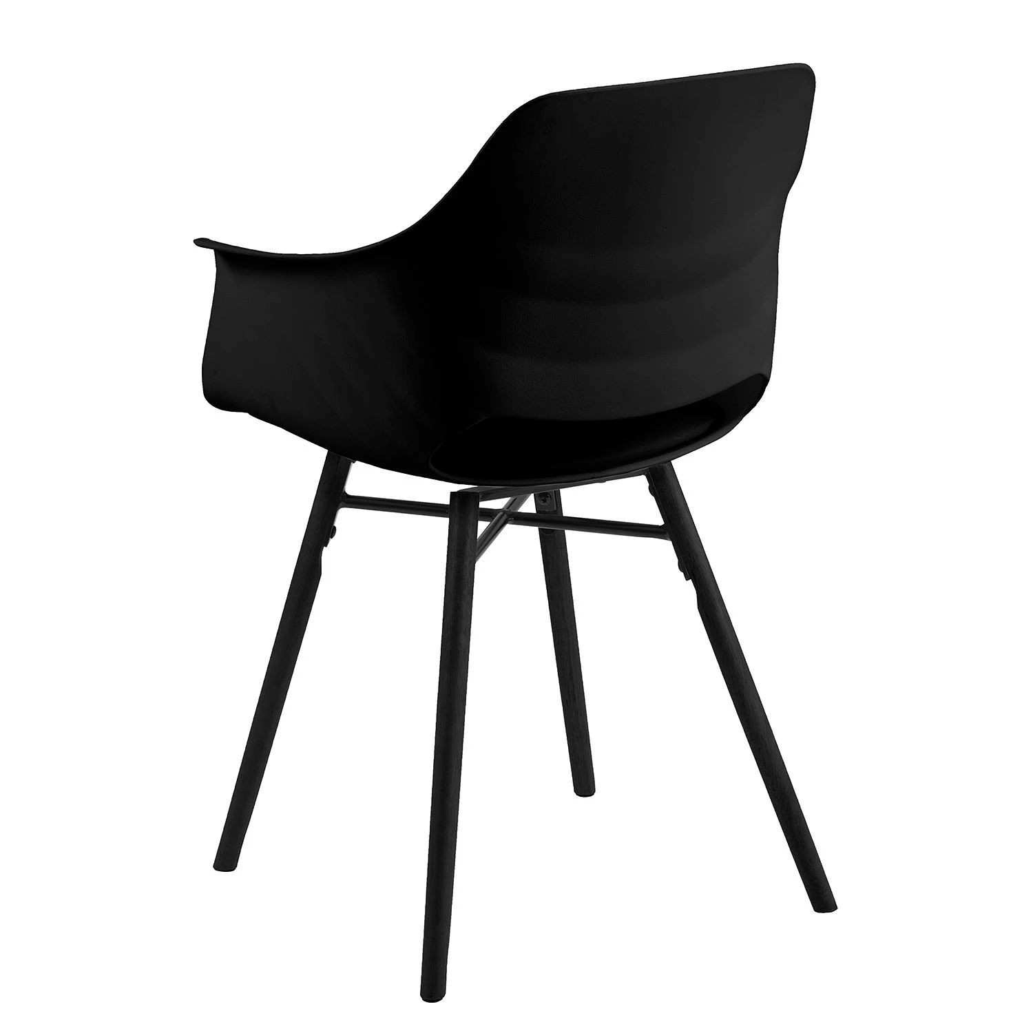 Mørteens Armlehnenstuhl Camara (2er-Set) - Schwarz 4 Mørteens Armlehnenstuhl Camara (2er-Set) - Schwarz – Bild 4