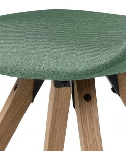 Mørteens Armlehnenstuhl Buggio - Webstoff / Gummibaum massiv - Webstoff Cors: Mintgrau - Einzelstuhl -Deutschland Stühle Verkaufs-Shop 1000164539 190315 07573300046 GALLERYIMAGES P000000001000164539