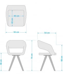 Mørteens Armlehnenstuhl Buggio - Webstoff / Gummibaum massiv - Webstoff Cors: Mintgrau - Einzelstuhl -Deutschland Stühle Verkaufs-Shop 1000164539 220915 500 SKETCH DETAILS P000000001000164539 sketch