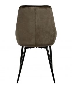 Tenzo Polsterstuhl Lex (2er Set) - Samt / Eisen - Schwarz - Braungrau 7 Tenzo Polsterstuhl Lex (2er Set) - Samt / Eisen - Schwarz - Braungrau -Deutschland Stühle Verkaufs-Shop 1000165502 190306 15330400003 GALLERYIMAGES P000000001000165502