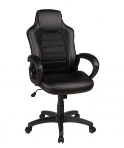 Duo Collection Bürodrehstuhl Joris - Kunstleder / Kunststoff - Schwarz -Deutschland Stühle Verkaufs-Shop 1000168550 190403 07185900009 GALLERYIMAGES P000000001000168550