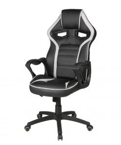 Duo Collection Gaming Chair Splash - Kunstleder / Kunststoff - Schwarz / Hellgrau
