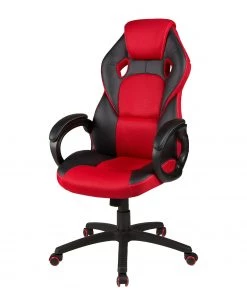 Duo Collection Gaming Chair Samu - Kunstleder / Kunststoff - Schwarz / Rot