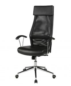 Duo Collection Bürodrehstuhl ProfiSit Thar - Kunstleder / Metall - Schwarz / Chrom