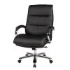 Duo Collection Chefsessel Frederico 180 kg - Kunstleder / Metall - Schwarz / Chrom