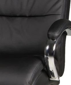 Duo Collection Chefsessel Frederico 180 kg - Kunstleder / Metall - Schwarz / Chrom -Deutschland Stühle Verkaufs-Shop 1000168581 190403 07190600086 GALLERYIMAGES P000000001000168581