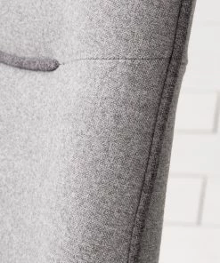 Fredriks Freischwinger Nidri (2er-Set) - Flachgewebe / Edelstahl - Lichtgrau -Deutschland Stühle Verkaufs-Shop 1000169167 191009 12153900008 DETAILS P000000001000169167