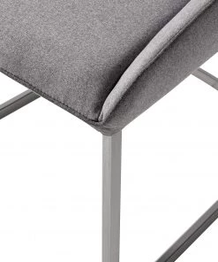 Fredriks Freischwinger Nidri (2er-Set) - Flachgewebe / Edelstahl - Lichtgrau -Deutschland Stühle Verkaufs-Shop 1000169167 191009 12154000016 DETAILS P000000001000169167