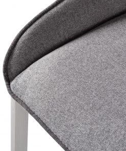 Fredriks Freischwinger Nidri (2er-Set) - Flachgewebe / Edelstahl - Lichtgrau -Deutschland Stühle Verkaufs-Shop 1000169167 191009 12154100017 DETAILS P000000001000169167