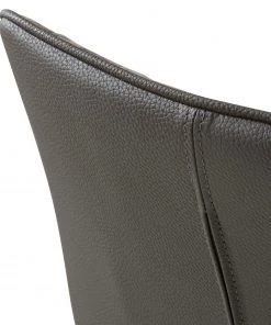 Fredriks Freischwinger Saval III (2er Set) - Kunstleder / Edelstahl - Vintage Braun -Deutschland Stühle Verkaufs-Shop 1000169676 191004 07033400027 DETAILS P000000001000169676